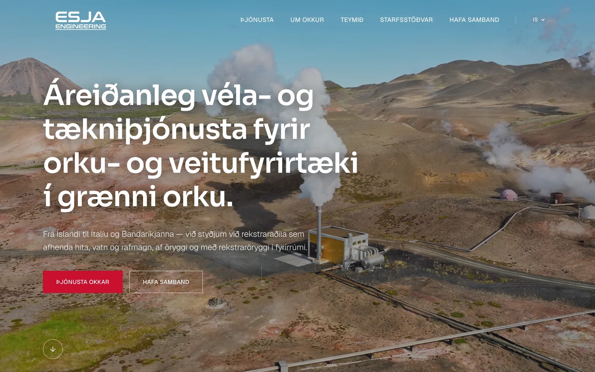 Forsíða Esja Engineering