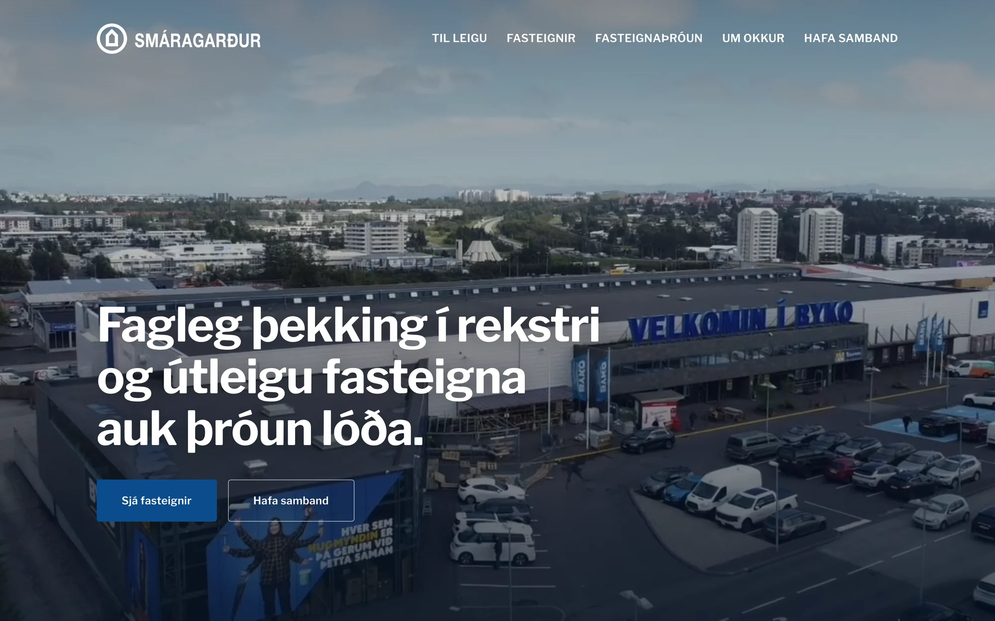Forsíða Smáragarður