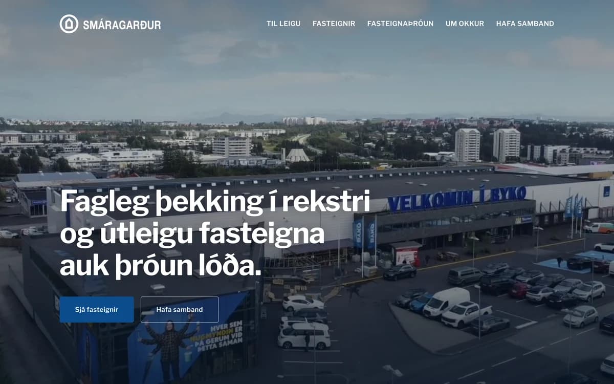 Forsíða Smáragarður